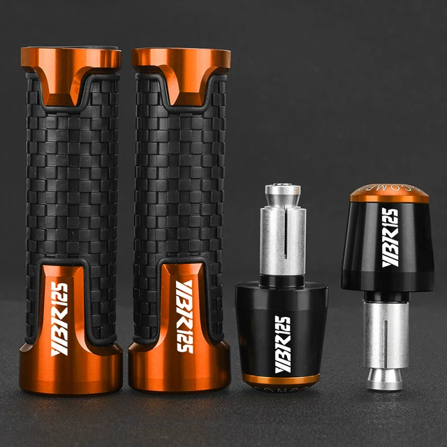 Handlebar Grips Motorcycle Handle Ends Plug Bright Caps