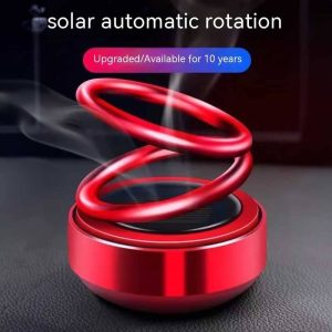 Solar Car Air Freshener Car Perfume Suspension Rotating Perfume