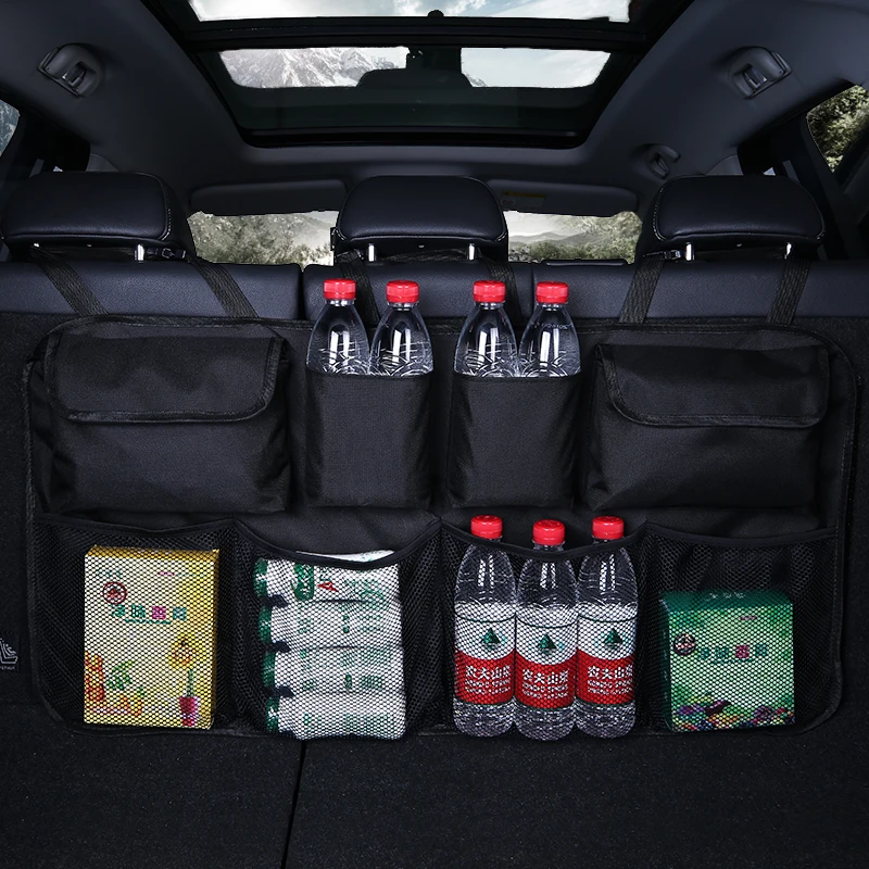 Backseat Trunk Organizer Storage Bag Adjustable