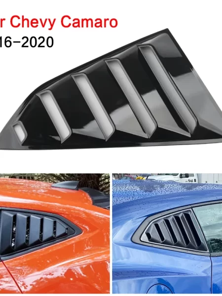 high quality Louvers Spoiler Rear Fiber Quarter Window Panel