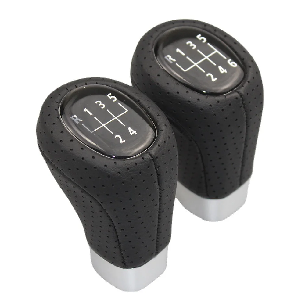 5/6 Speed Gear Shift Knob Auto Manual M Performance Leather Shifter