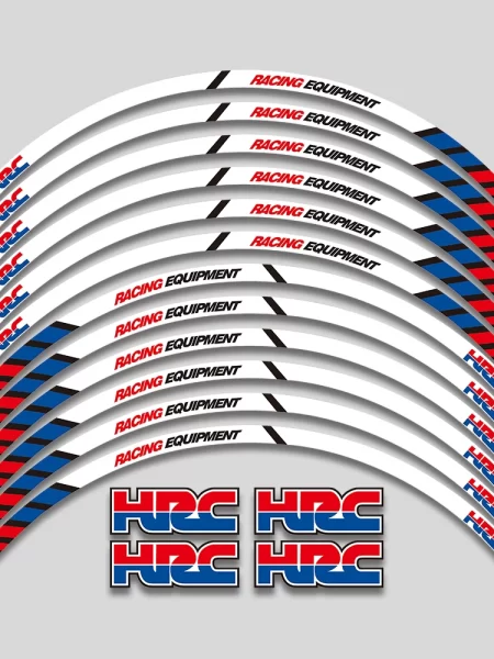 Motorcycle Reflective Rim Stickers 17 inch Reflective Decals