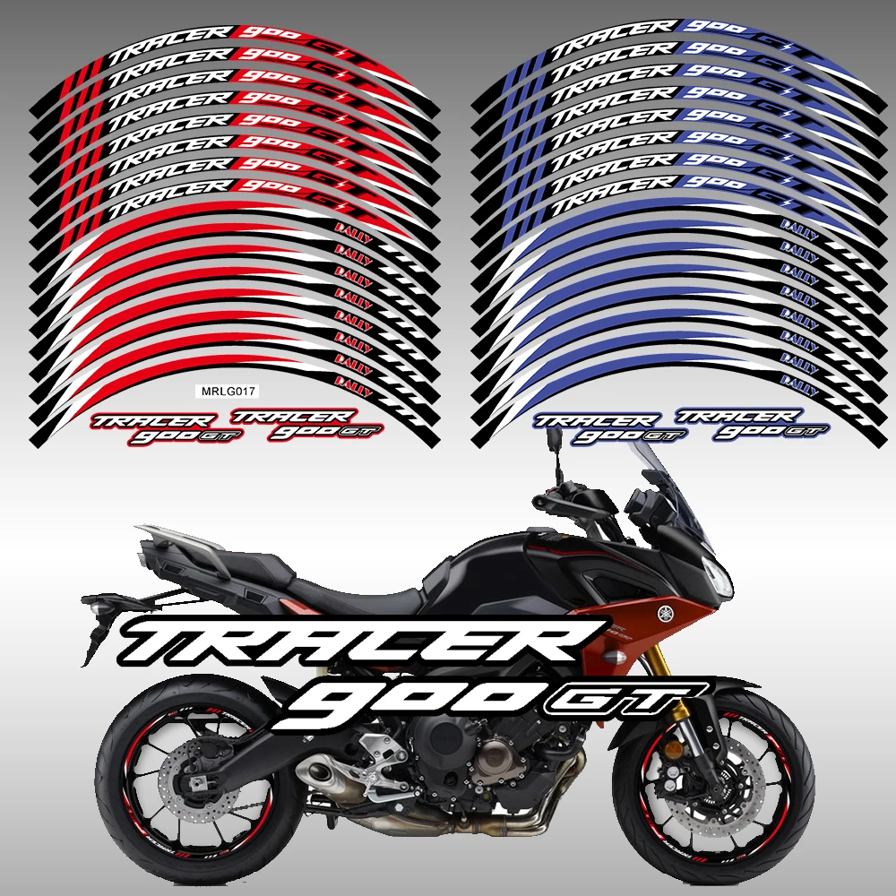 Premium Motorcycle Reflective Decals 17” Motorcycle Wheel Rim